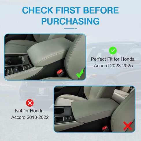 PIFOOG Center Console Organizer for Honda Accord 2025 2024 2023 Accessories Car Storage Armrest Box Tray with Anti Slip Mats Black 1PC in Saudi Arabia