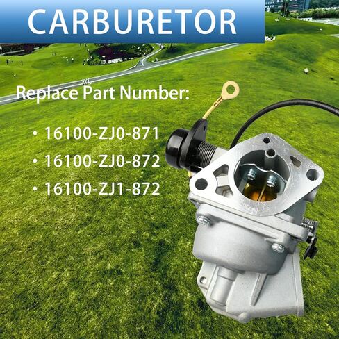GX620 Carburetor for Honda GX610 GX620 18-20HP V-Twin Horizontal Engine, Replaces 17210-ZJ1-842 16100-ZJ1-872 in Saudi Arabia