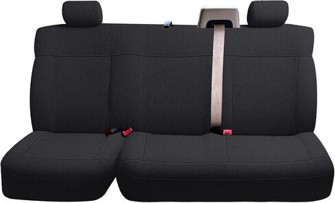 Jokuye Heavy-Duty Knit Fabric Front&Rear Seat Covers for Ford F150 XLT Super Cab 2004 2005 2006 2007 2008,Easy Installation & Cleaning-Gray in Saudi Arabia