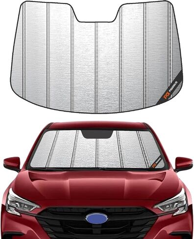 Windshield Sunshade for Subaru Legacy/Outback 2015-2019 Eyesight, Metallic Silver Finish in Saudi Arabia