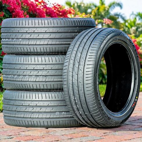Accelera Iota EVT إطار شعاعي عالي الأداء لجميع المواسم لسيارة الركاب -225/35R19 225/35ZR19 225/35/19 225/35-19 نطاق تحميل 88Y XL 4 طبقات BSW جدار جانبي أسود UTQG 320AA in Kuwait