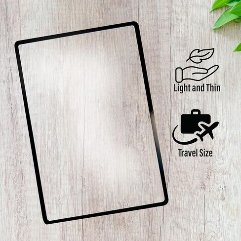 MagniPros (2PACK) Large Full Page 3X Premium Magnifying Sheet Fresnel Lens, Bonus Ruler Magnifiers+2 Bookmark Lenses-Best for Reading Small Prints & Low Vision Seniors in Saudi Arabia