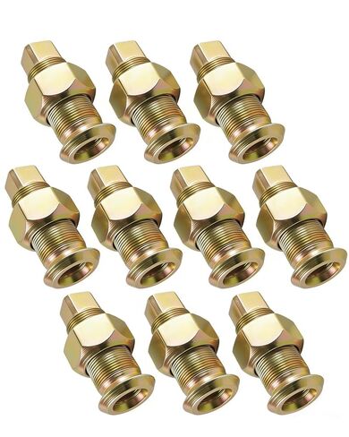 M-126 Outer and M-132 Inner Stud Piloted Wheel Cap Nuts Set Fit for Steel Inner and Alum Outer Wheels, Right Hand Thread, 10 Pcs in Saudi Arabia