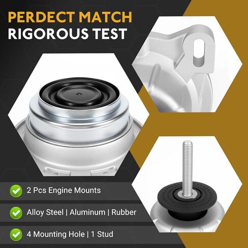 2 Pcs Front Engine Motor Mount, Fit for 2015-2019 Ford Transit-150, Transit-250, Transit-350, Transit-350 HD, 3.2L 3.5L 3.7L - Replace CK4Z6096B A5758 EM-4210 Transmition Mount in Saudi Arabia