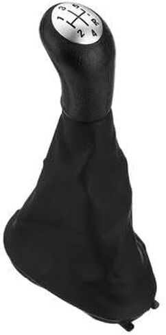 5 Speed Gear Shift Knob with Gaiter Boot Cover Compatible with Renault Dacia Logan MK1 Sandero MK1 Stepway 2011 in Saudi Arabia