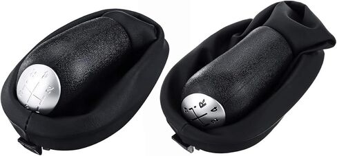 5 Speed Gear Shift Knob with Gaiter Boot Cover Compatible with Renault Dacia Logan MK1 Sandero MK1 Stepway 2011 in Saudi Arabia