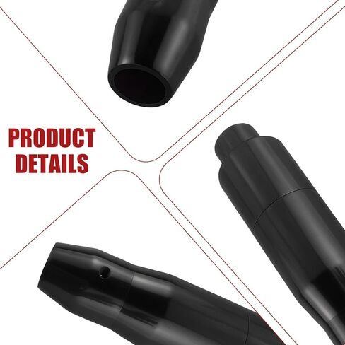 1 PC Car Shift Knob, Transmission Gear Shifting Stick Lever, Gear Shift Knob with Push Button, Universal Automatic Shifter Accessories for Most Cars Trucks SUVs (Black) in Saudi Arabia
