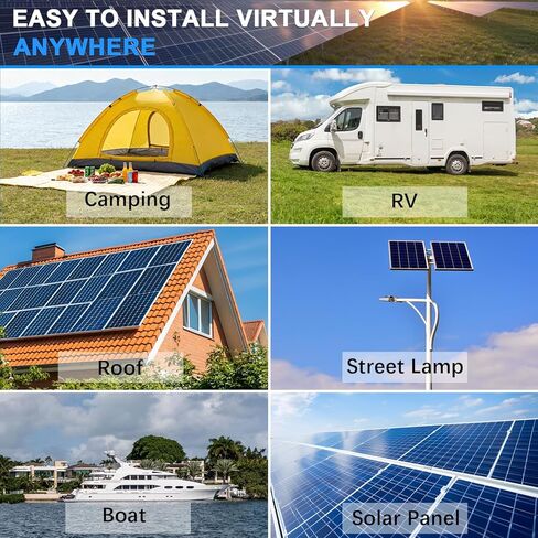 30A PWM Solar Charge Controller for Sealed/Gel/Flooded/LiFePO4/Lithium Batteries 12V 24V Auto Matching Intelligent Regulator with Bluetooth APP Remote Monitor, 5V USB Port, 7 Load Modes, Blue in Saudi Arabia