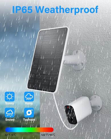 Upgraded Solar Panel Charging Compatible with Pro 5S, Arlo Pro 4, Pro 3, Pro 3 Floodlight, Ultra 2, Ultra, 4W Solar Panel with 9.8ft Charging Cable, IP65 Waterproof, Includes Secure Wall Mount, 3 Pack in Saudi Arabia