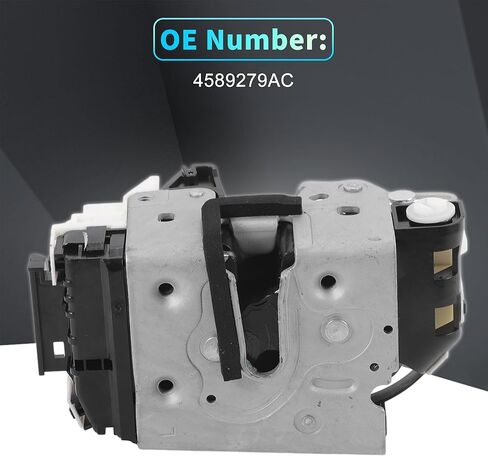 X AUTOHAUX بديل محرك قفل الباب الخلفي الأيسر للراكب الخلفي لسيارة جيب ليبرتي 2008-2012 لسيارة دودج نيترو 2007-2011 مجموعة مشغل مزلاج الباب رقم 4589279AC/4589279AD أسود in Kuwait
