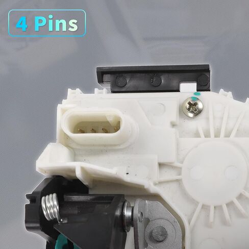 X AUTOHAUX بديل محرك قفل الباب الخلفي الأيسر للراكب الخلفي لسيارة جيب ليبرتي 2008-2012 لسيارة دودج نيترو 2007-2011 مجموعة مشغل مزلاج الباب رقم 4589279AC/4589279AD أسود in Kuwait