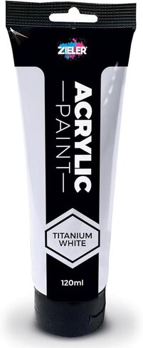 Zieler® Orange Premium Acrylic Paint, 120ml Tube in Saudi Arabia