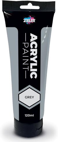Zieler® Orange Premium Acrylic Paint, 120ml Tube in Saudi Arabia