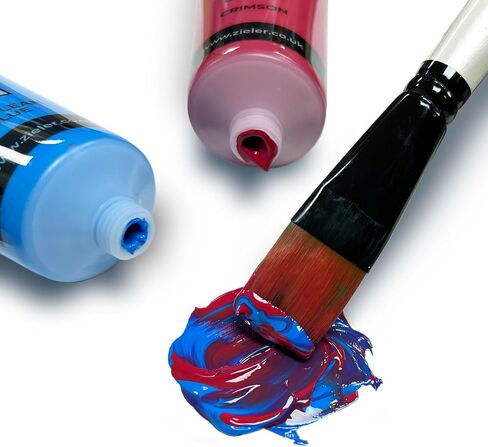 Zieler® Orange Premium Acrylic Paint, 120ml Tube in Saudi Arabia