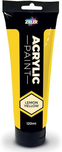 Zieler® Orange Premium Acrylic Paint, 120ml Tube in Saudi Arabia