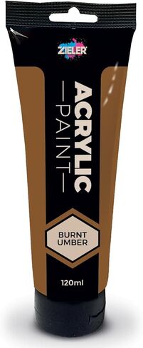 Zieler® Orange Premium Acrylic Paint, 120ml Tube in Saudi Arabia