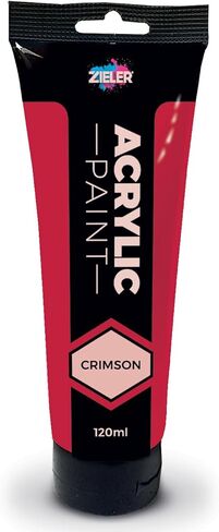 Zieler® Orange Premium Acrylic Paint, 120ml Tube in Saudi Arabia