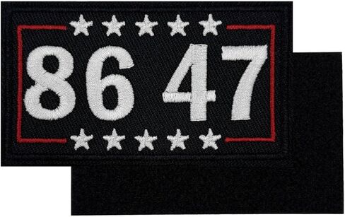 3'' FDT Abolish ICE 8647 86 47-2 Embroidered Hook and Loop Patch in Kuwait