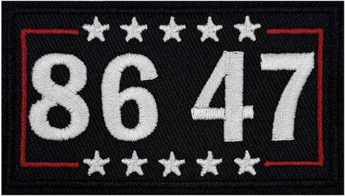 3'' FDT Abolish ICE 8647 86 47-2 Embroidered Hook and Loop Patch in Kuwait