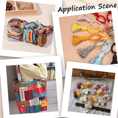 30 Skeins 2 Styles Colorful Embroidery Floss Variegated Gradient Cross Stitch Thread Friendship Bracelets Yarn String Threads Bulk Kit for Hand Sewing Jewelry Bracelet Making Crafts Crochet in Kuwait