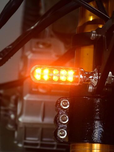 10mm DC 12V Motorcycle LED Turn Signals, Universal Indicators for Motorbike, E-bike, Moped and Cruiser in Saudi Arabia