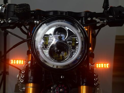 10mm DC 12V Motorcycle LED Turn Signals, Universal Indicators for Motorbike, E-bike, Moped and Cruiser in Saudi Arabia