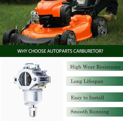 Autoparts AM122605، AM117383، AM109291 المكربن ​​مع جوانات استبدال لجون ديري 325 180 185 245 260 265 F510 LX186 GT262 GT275جزازة العشب in Kuwait