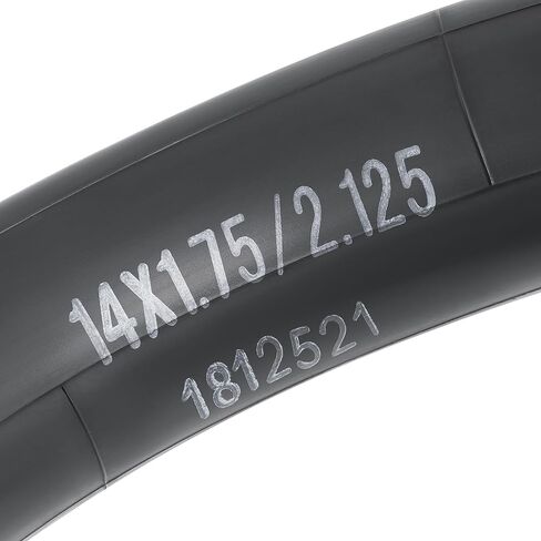 أنابيب داخلية للدراجة 14 × 1.75/2.125، أنابيب دراجة 14 بوصة مع جذع صمام شريدر متوافقة مع أنابيب إطارات الدراجة 14 × 1.75 14 × 1.9 14 × 1.95 14 × 2.0 14 × 2.10 14 × 2.125 (قطعتان) in Kuwait