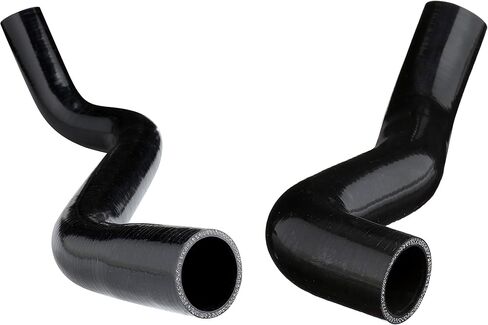 Heavy Duty 5-Ply Silicone Upper & Lower Radiator Coolant Hose Kit Compatible with 1999 2000 2001 Ford F-250 F-350 Excursion 7.3L Powerstroke Diesel | T-Bolt Clamps Included | Blue in Saudi Arabia