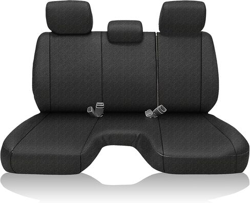 Custom Bench Seat Cover for Toyota Tacoma 2005 2006 2007 2008 2009 2010 2011 2012 2013 2014 Bench Seat Protector Made of Composite Sponge Fabric for Enhanced Elasticity and Cushioning - Black in Saudi Arabia