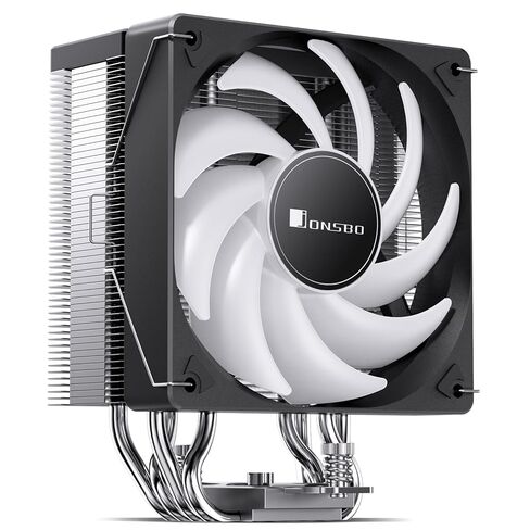JONSBO CR1000 EVO Color CPU Cooler White,Silent Series CPU Air Cooler,CPU Fan,RGB Automatic Light（4pin H154mm, 4 Copper Heat Pipe AM4/AM5/Intel LGA1851/1700,120mm PWM,Top Cover RGB, White in Saudi Arabia