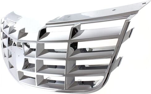 Compatible with 06-11 DTS (w/o Adaptive Cruise Control) Front Grill Grille Assembly Chrome Shell in Saudi Arabia