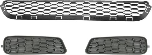 Front Bumper Grille + Fog Light Cover Trims For 2011-2014 Dodge Avenger Direct Replacement in Saudi Arabia