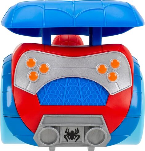 Jazwares Marvel Spidey and His Amazing Friends Power Web Racer - 8-Inch Vehicle with Rev Up Spoiler, Light Up Wheels, and Built-in-Character in Kuwait