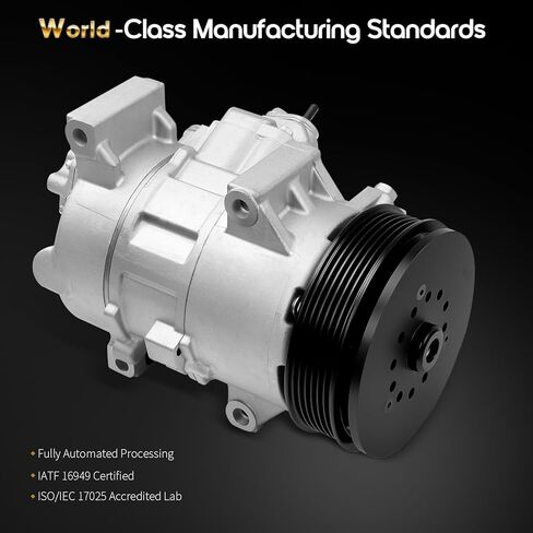 Oktiger AC Compressor with Clutch for Toyota Corolla 2009 2010 1.8L, Matrix 2009-2012 1.8L, for Scion Xd Base 2008-2014 Replacement Air Conditioner AC Compressor, OE 88310-02510 in Saudi Arabia