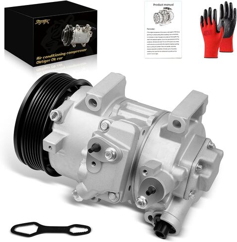 Oktiger AC Compressor with Clutch for Toyota Corolla 2009 2010 1.8L, Matrix 2009-2012 1.8L, for Scion Xd Base 2008-2014 Replacement Air Conditioner AC Compressor, OE 88310-02510 in Saudi Arabia