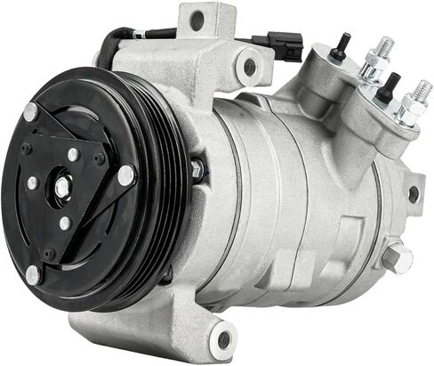 AC A/C Compressor with Clutch for 2007-2014 Ford Expedition F-150 F-250 F-350 F-450 F-550 & Lincoln Navigator Mark LT | Compatible with 4.6L 5.4L 6.2L 6.4L 6.8L V8 Engines - Direct OEM BL3Z19703C in Saudi Arabia