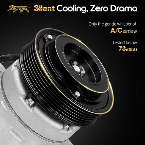 Oktiger AC Compressor with Clutch for Ford Escape 2008-2012 2.5L 2.3L, for Mercury Mariner 2008-2011, for Mazda Tribute 2008-2011 Replacement Air Conditioner AC Compressor, OE 8L8Z-19703-B in Saudi Arabia