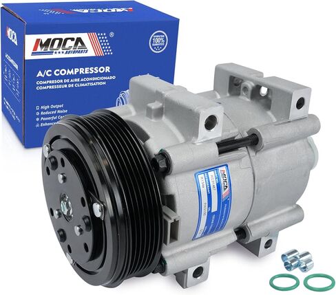 MOCA AC Compressor Compatible with 93-05 for Ford Explorer, 02-05 for Mazda B4000, 98-01 for Mercury Mountaineer, 98-11 for Ford Ranger V6 4.0L with Clutch in Kuwait