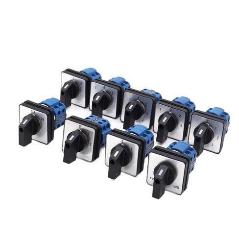 1PC Electric 2/3/4 Position 8 Terminals Rotary Cam Changeover Switch 500V 20A LW28-20-LW26(2P 8T 0123) in Saudi Arabia