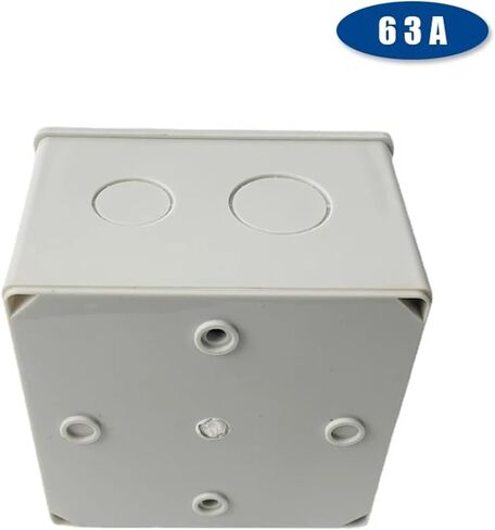 LW26-63 YMW26-63/2M Changeover Cam Mains Rotary Switch 63A 2 Poles 8 Terminals with Protective Box IP65(102 Only Switch) in Kuwait