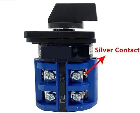 LW26-63 YMW26-63/2M Changeover Cam Mains Rotary Switch 63A 2 Poles 8 Terminals with Protective Box IP65(102 Only Switch) in Kuwait