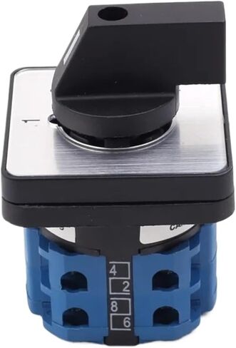 LW28 Electric 2/3/4 Position 8 Terminals Rotary Cam Changeover Switch 500V 20A LW28-20(2P 8T 0123) in Saudi Arabia