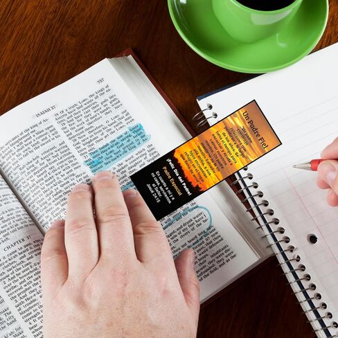 50 Count Spanish Version Faithful Falther Special Dad Joshua 24 Premium Father's Day Bookmarks for Churches Evangelism in Kuwait