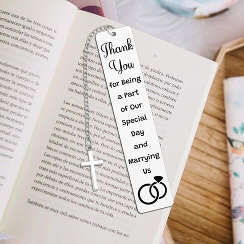 Best Officiants Ever Gift from Couple Officiant Proposal Gifts for Friends Family Bookmark Thank You Gifts for Priest Minister Judge Pastor Wedding Proposal Gift for Coordinator Planner Book Marks in Saudi Arabia