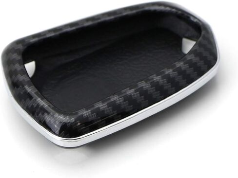 iJDMTOY Exact Fit Black Glossy Carbon Fiber Finish Key Fob Shell Compatible with 2015-19 Cadillac ATS CTS CT6 ELR XTS XT5 SRX Escalade Smart Key (Please Verify Your Actual Key Before Buying) in Kuwait