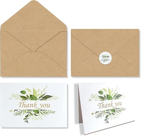30 Pack Floral Thank You Cards With Envelopes & Stickers, Thank You Cards for Birthday, Wedding, Bridal Showers, Baby Showers,Teacher, Graduation, Business, Holiday, and Christmas (30 PACK) in Saudi Arabia