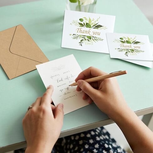 30 Pack Floral Thank You Cards With Envelopes & Stickers, Thank You Cards for Birthday, Wedding, Bridal Showers, Baby Showers,Teacher, Graduation, Business, Holiday, and Christmas (30 PACK) in Saudi Arabia
