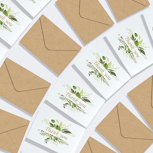 30 Pack Floral Thank You Cards With Envelopes & Stickers, Thank You Cards for Birthday, Wedding, Bridal Showers, Baby Showers,Teacher, Graduation, Business, Holiday, and Christmas (30 PACK) in Saudi Arabia