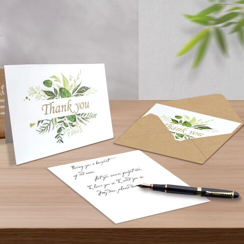 30 Pack Floral Thank You Cards With Envelopes & Stickers, Thank You Cards for Birthday, Wedding, Bridal Showers, Baby Showers,Teacher, Graduation, Business, Holiday, and Christmas (30 PACK) in Saudi Arabia